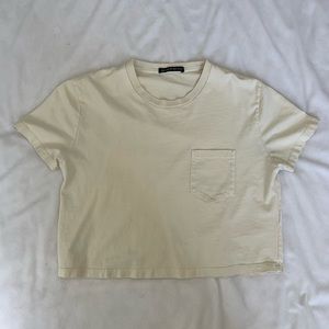 Yellow brandy Melville crop top